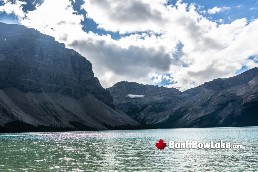 Boating at Bow Lake